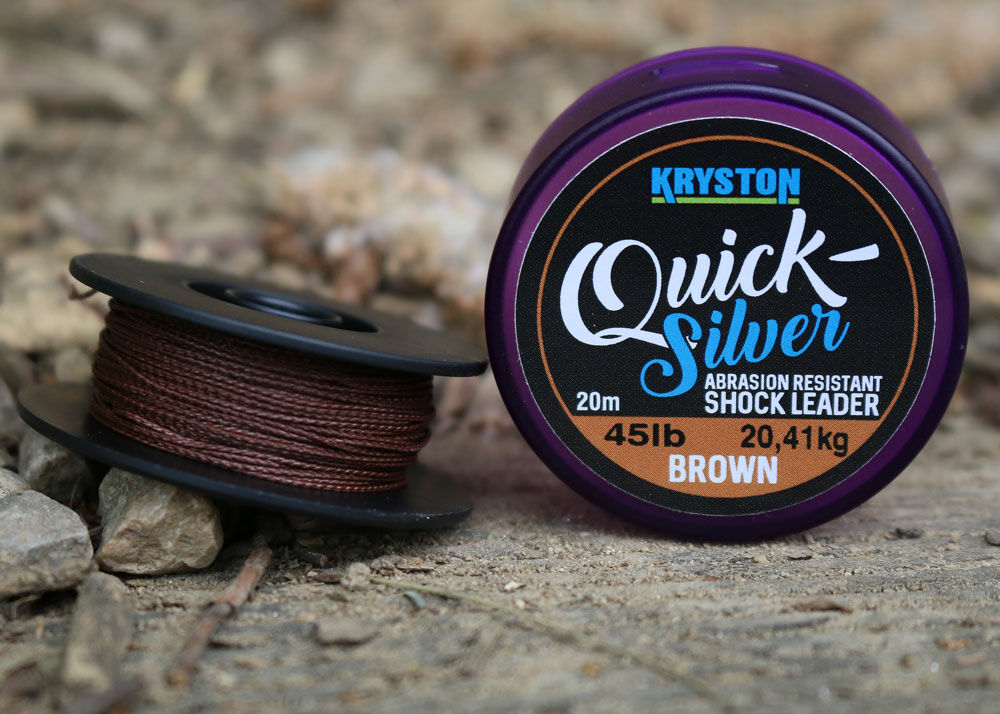 Plecionka przyponowa Kryston Quick. Shoc.Brown. 20m/35lb