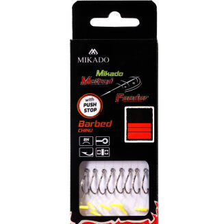 Przypony MF Mikado Z Push Stopem Zadziorowe Chinu - 8/0.25mm/10cm - 3
