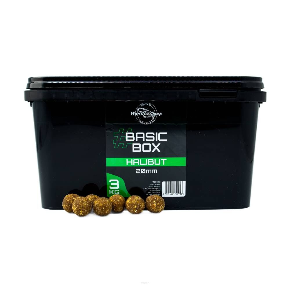 WarTheCarp Basic Box Halibut 20mm 3kg kulki zanętowe