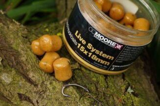 Dumbells CC Moore Live System Glugged Hookbaits 15x18mm - 2