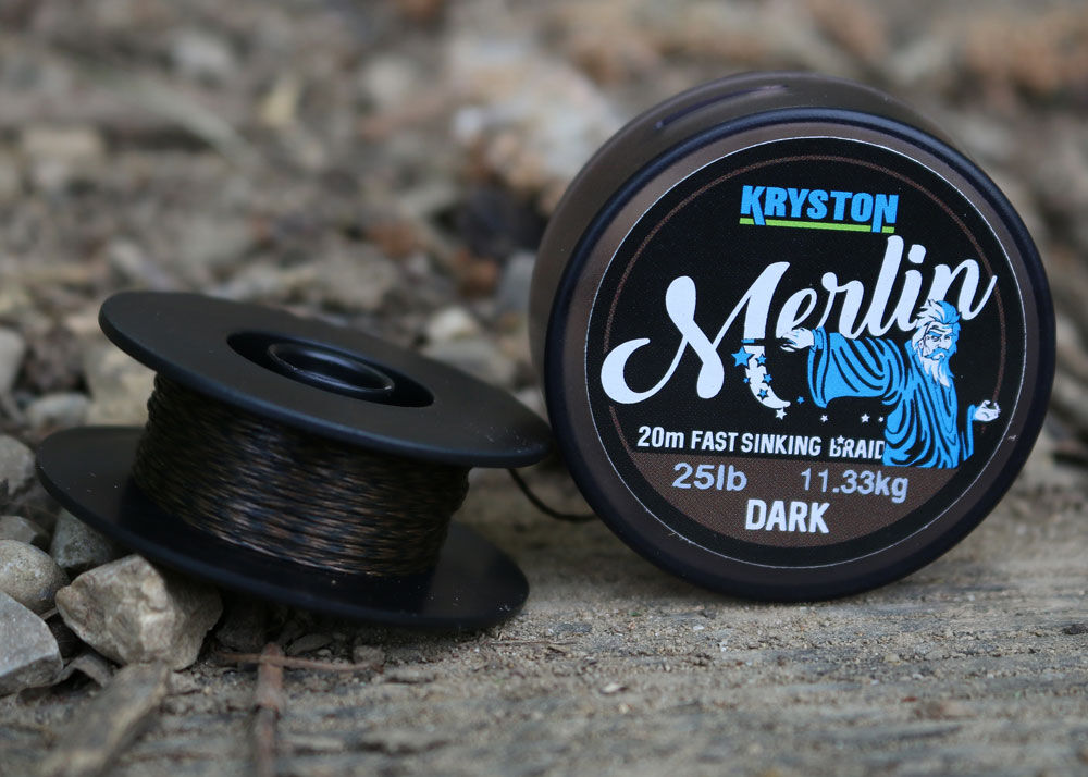 Plecionka przyponowa Kryston Merlin Dark 20m/35lb