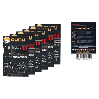 Haczyki Guru Kaizen Barbless Eyed - 14 - 2