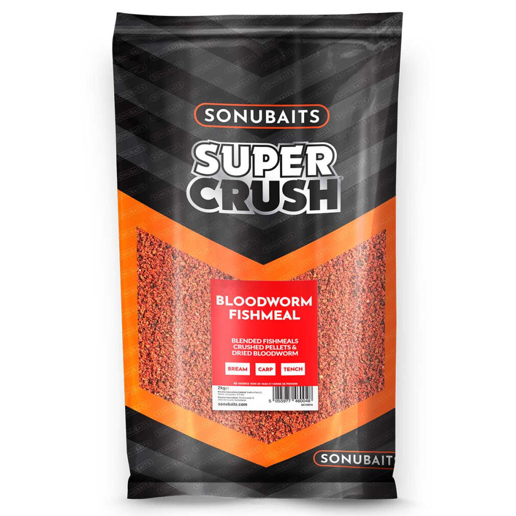 Zanęta Sonubaits Supercrush - Bloodworm Fishmeal 2kg S0770016