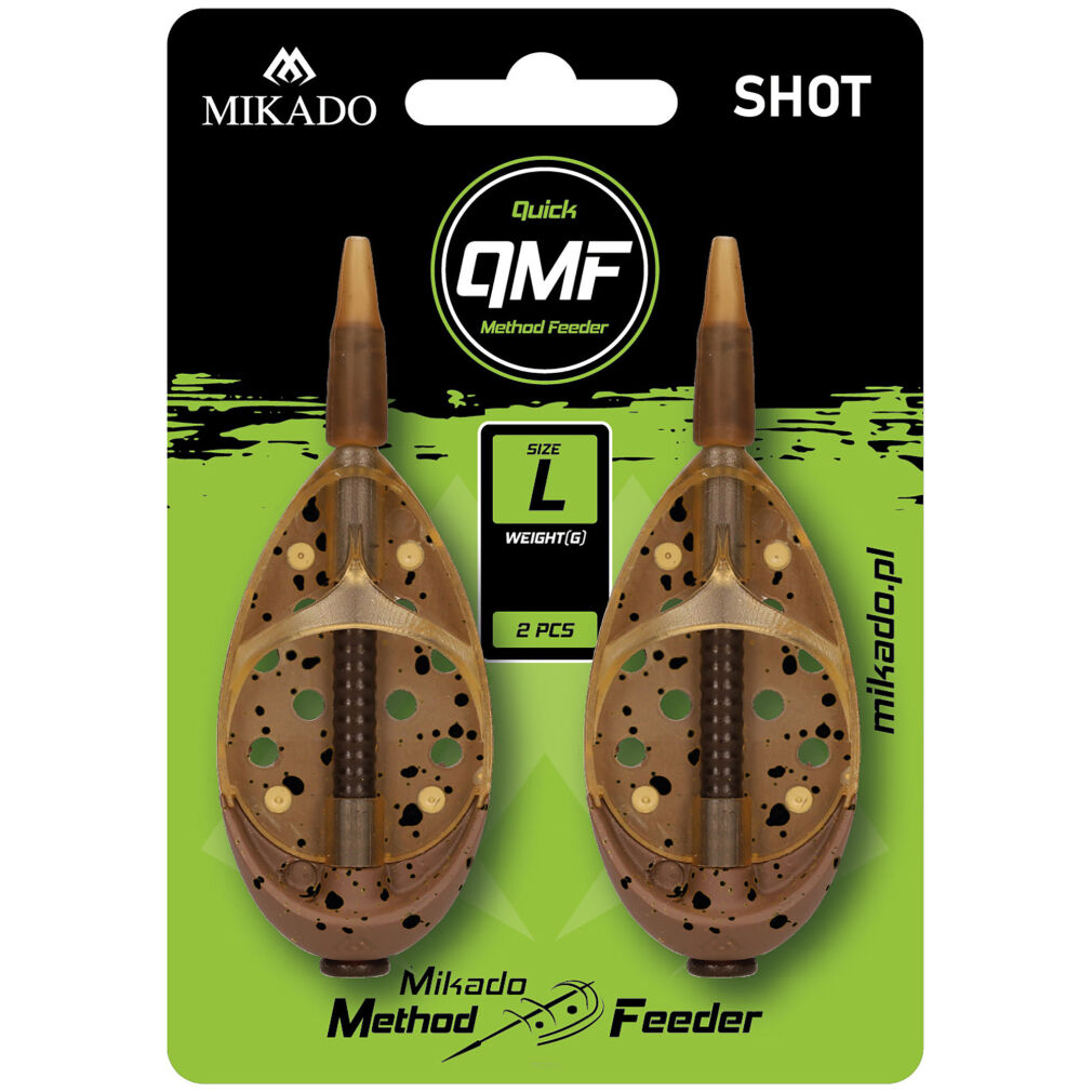 Koszyczki Mikado Method Feeder Shot Q.m.f. System L - 2x30g