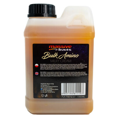 Liquid Massive Baits Bulk Amino Milky Cream 1l