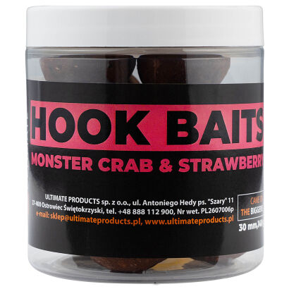 Kulki Ultimate Products Monster Crab & Strawberry Hookbaits 30mm