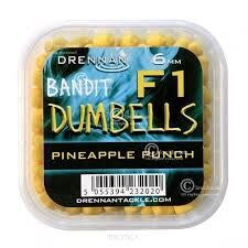 Dumbells Drennan F1 6mm - Pineapple Punch