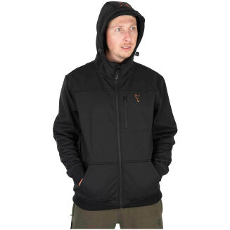 Kurtka Fox Collection Soft Shell Jacket Black Orange - L - 4