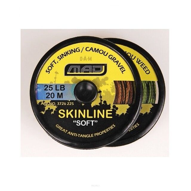 Plecionka M.A.D Skinline 20m - Camou Weed 3726125