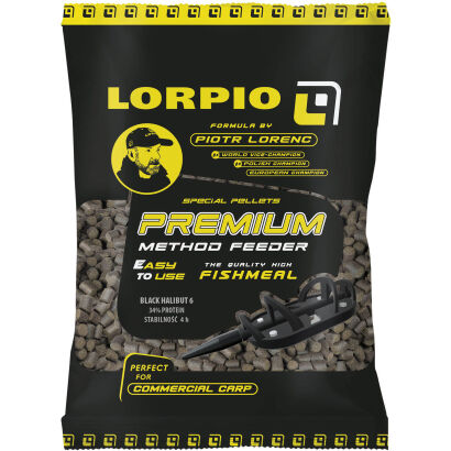 Pellet Lorpio Black Halibut 2mm 700g