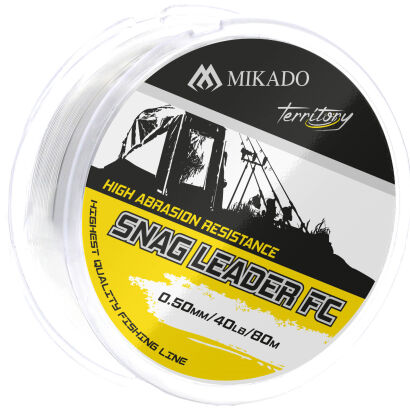 Przypon Strzałowy Mikado Snag Leader Khaki 45lbs/0.50mm/80m
