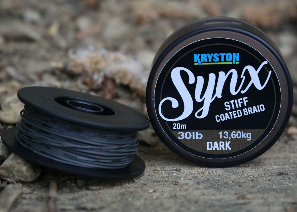 Plecionka przyponowa Kryston Synx Stiff Dark 20m/20lb