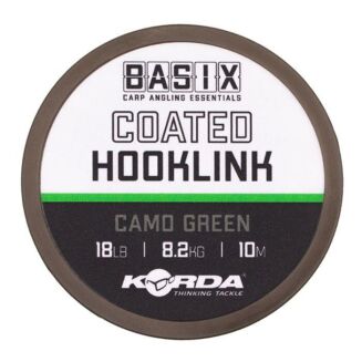 Plecionka Korda Basix Coated Camo Green 18lb 10m - 3