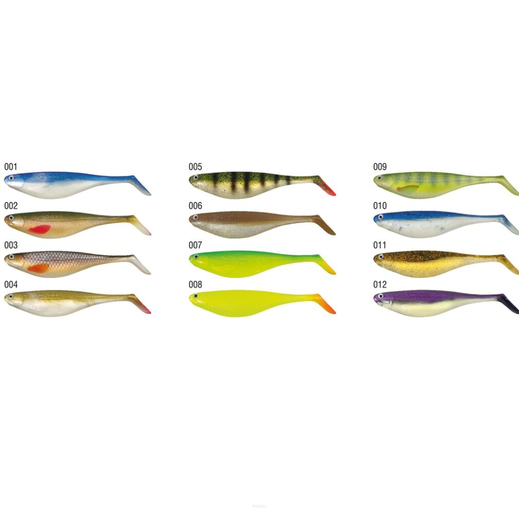 Konger Flat Shad 12,5cm - Olive Perch