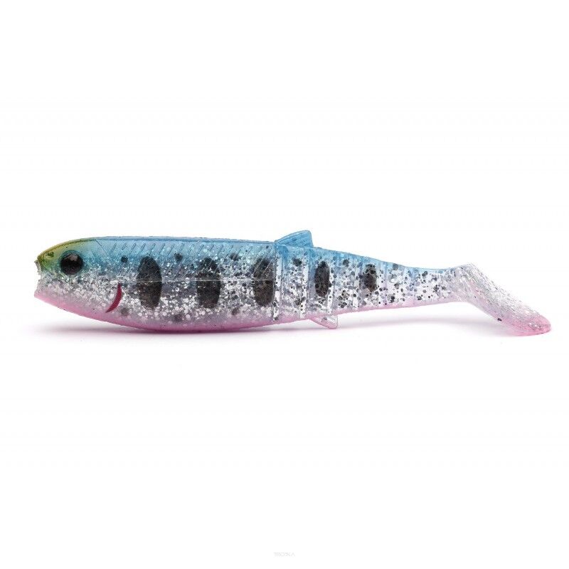 Guma Savage Gear Cannibal 8cm 5g - Blue Pink Smolt UV