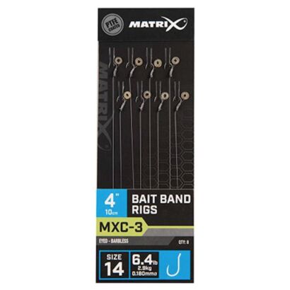 Przypony Matrix MXC-3 Bait Band Rigs 4" 10cm - 14