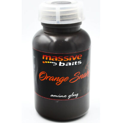 Liquid Massive Baits Amino Glug Orange Snake 250ml