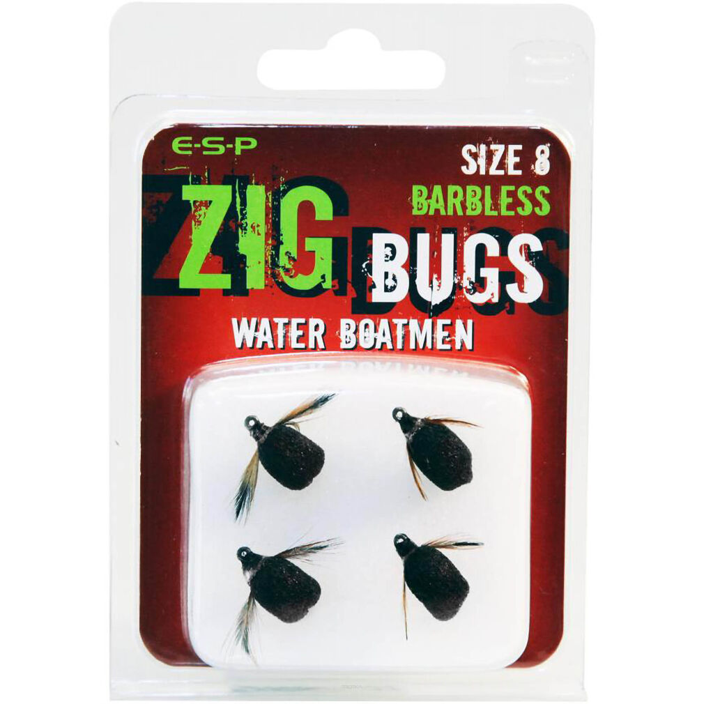 Haczyki Z Przynętą Sztuczną ESP Zig Bug Water Boatmen Barbless - 8