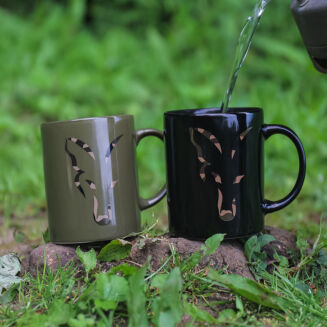 Kubek Fox Green & Camo Head Ceramic Mug - 3