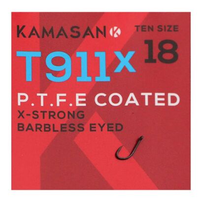 Haczyki Kamasan T911X Eyed Barbless #16