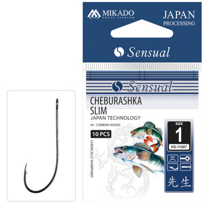 Haczyki Mikado Sensual - Cheeburashka Slim #5/0 BN