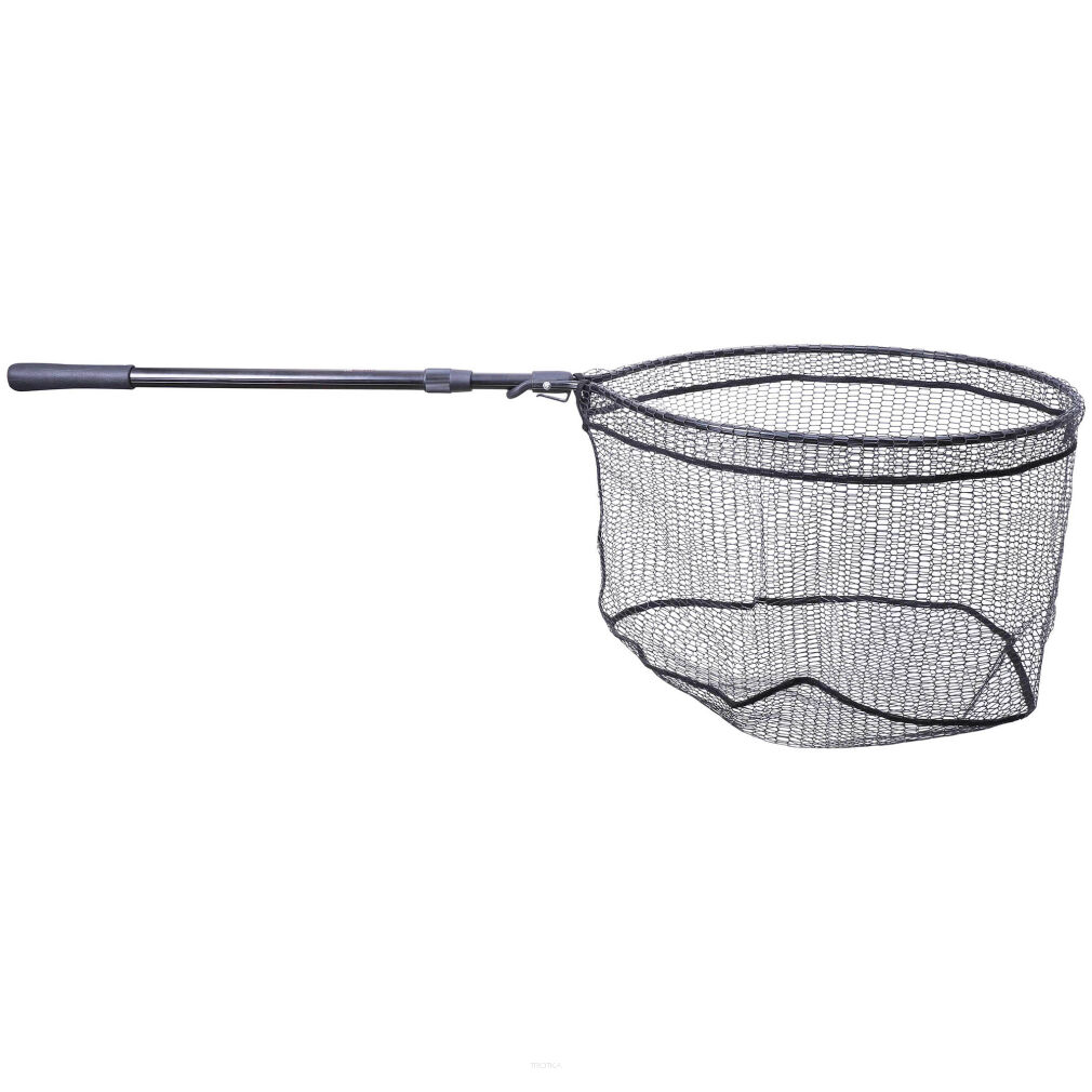 Podbierak Mikado Składany 200cm 70/60cm Gumowana Siatka Oczko 6x15mm