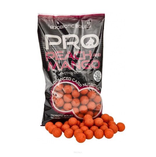 Kulki proteinowe Star Baits Probio 20mm - Peach & Mango 1kg
