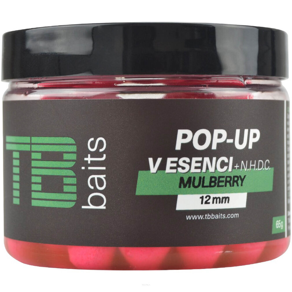 Kulki W Dipie TB Baits Floating Pop-Up Mulberry + NHDC 65g 16mm