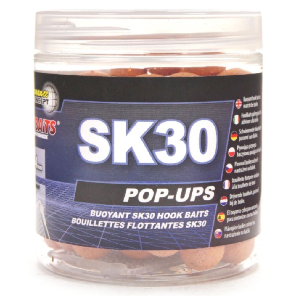 Bouillettes Starbaits Sk30 Pop Up – 16 Mm, Orange, 50 G, Pour Pêche Sportive