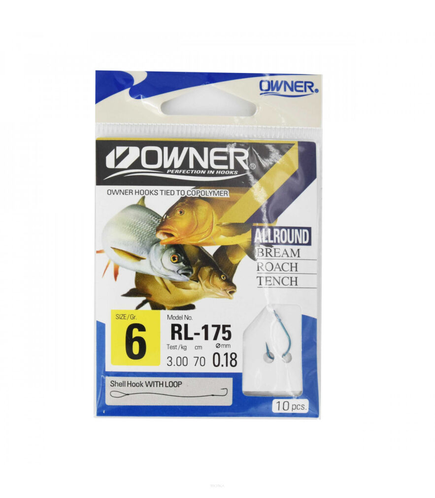 Haczyki Owner z przyponem RL-175 Allround #8