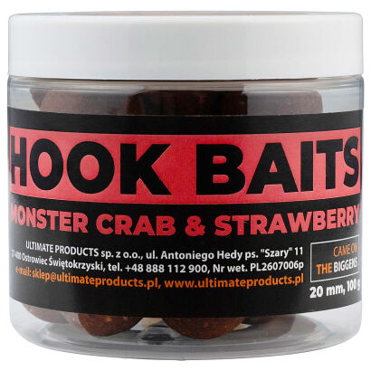 Kulki Ultimate Products Monster Crab & Strawberry Hookbaits 20mm