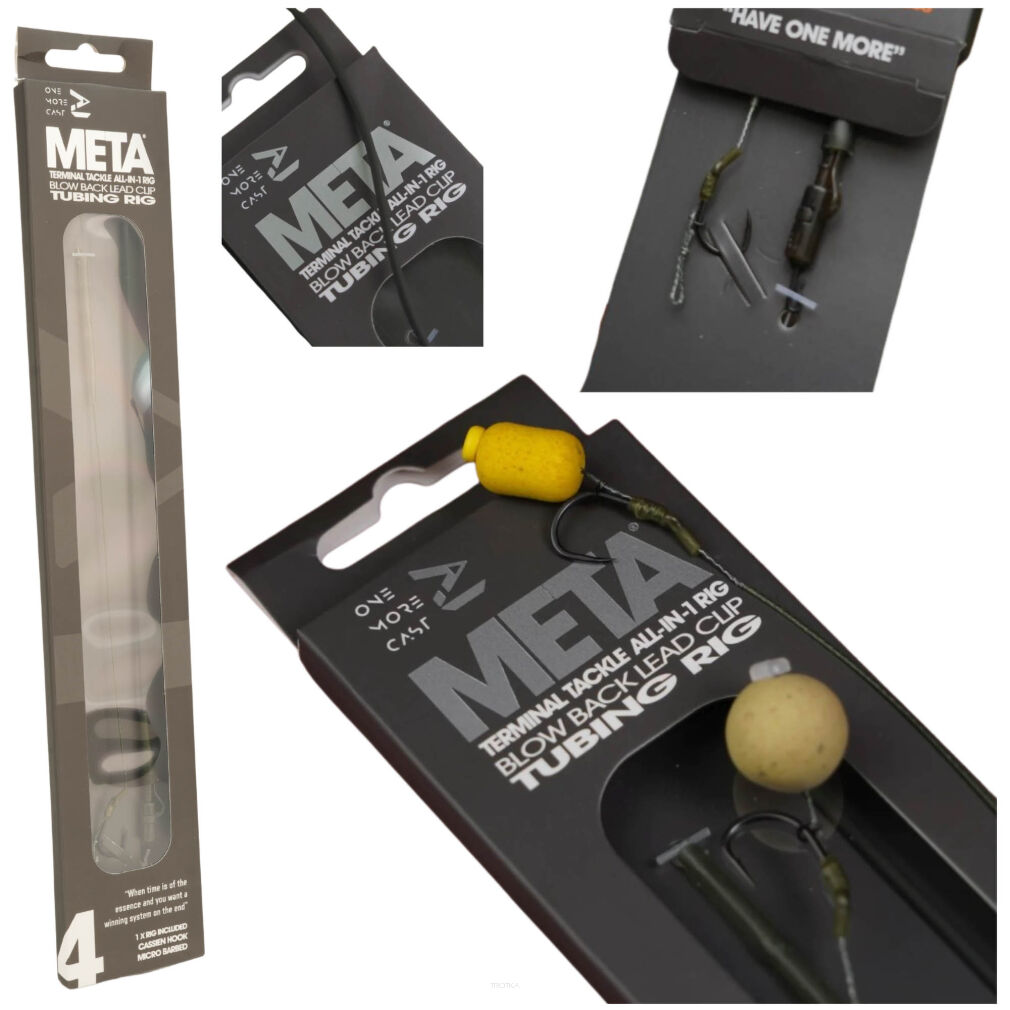 Przypon One More Cast Surrender All-In-1 Rigs Blend Tubing Blow Back Rig Cassien Barbed - 4