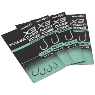 Haczyki Matrix X3 Power Carp Edge Barbless - 10 - 5