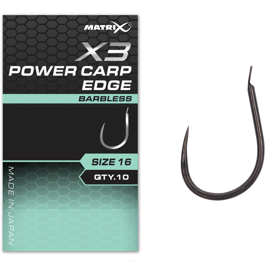 Haczyki Matrix X3 Power Carp Edge Barbless - 10
