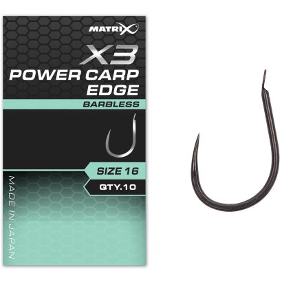 Haczyki Matrix X3 Power Carp Edge Barbless - 10