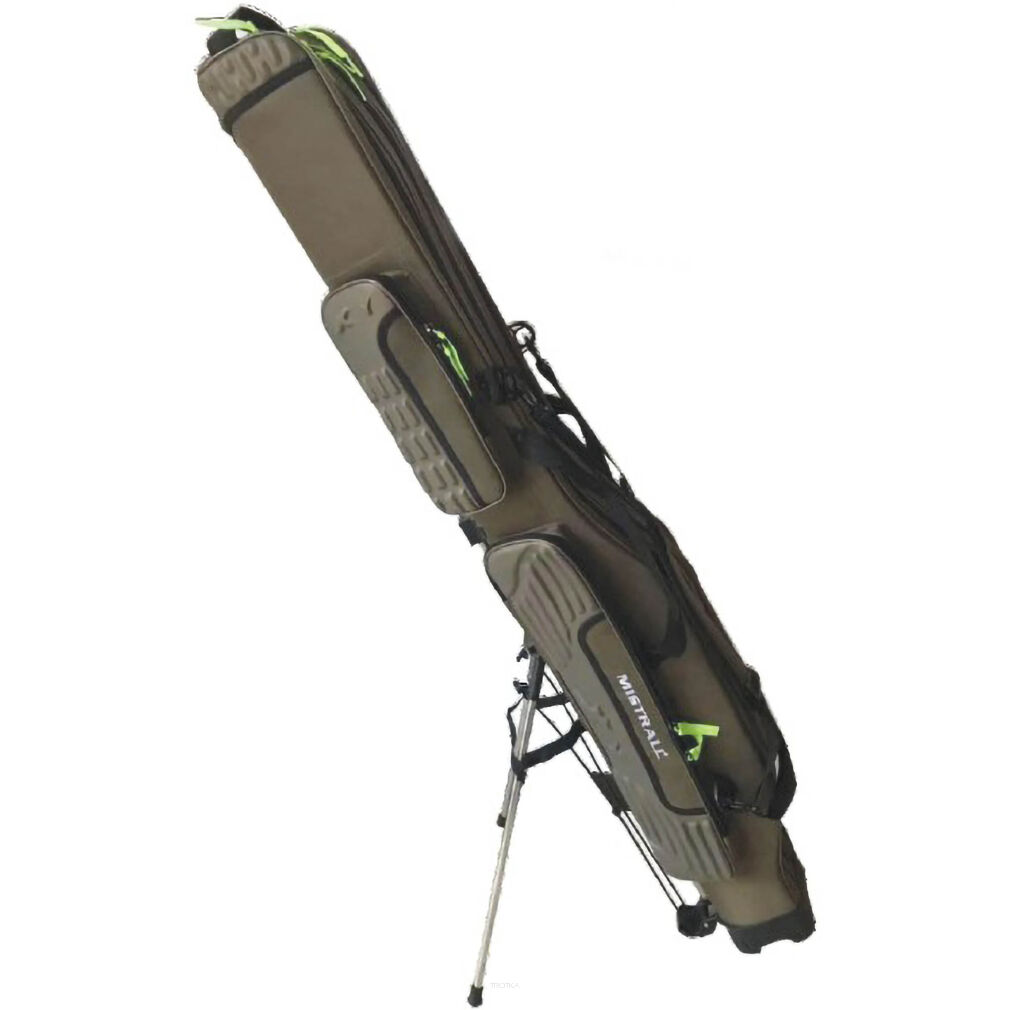 Usztywniany Pokrowiec Na Wędki Mistrall Trzykomorowy Ze Stelażem 150cm