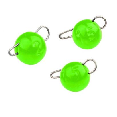 Spro Tungsten Bottom Jigs UV Green 2g