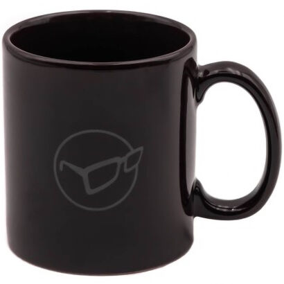 Kubek Korda Mug Glasses Logo Burgundy