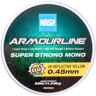 Żyłka Nash Armourline Super Strong Mono UV Yellow 25lb/0.45mm 1000m