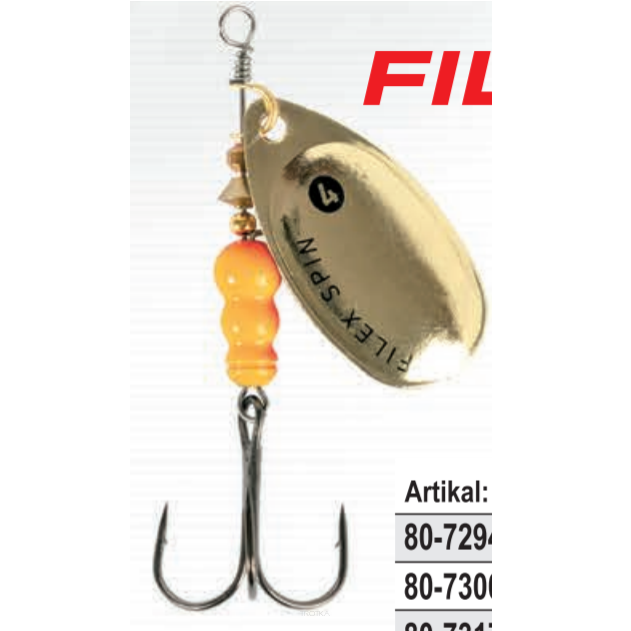 Obrotówka Fil Fishing Filex Spin - Gold #3