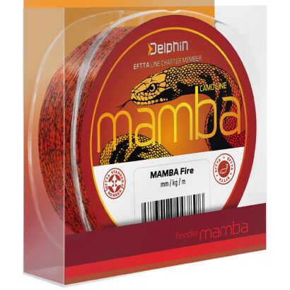 Żyłka Delphin MAMBA Feeder / Fire 0,23mm 4,3kg 200m