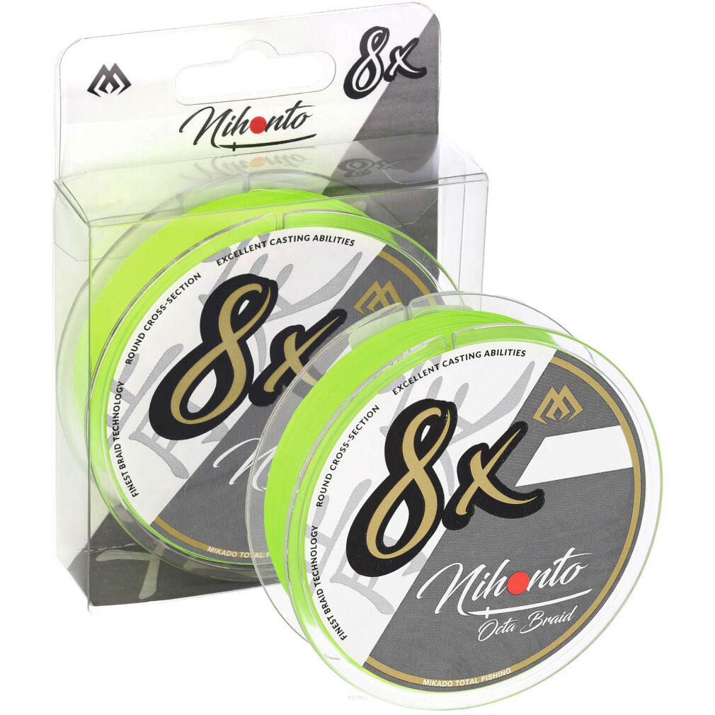 Plecionka Mikado Nihonto Octa Braid - 0.12mm/8.9kg/300m - Fluo