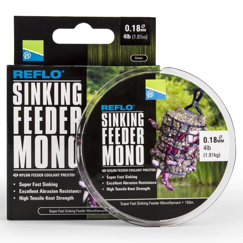 Żyłka Preston Reflo Sinking Feeder Mono 0,18mm 150m