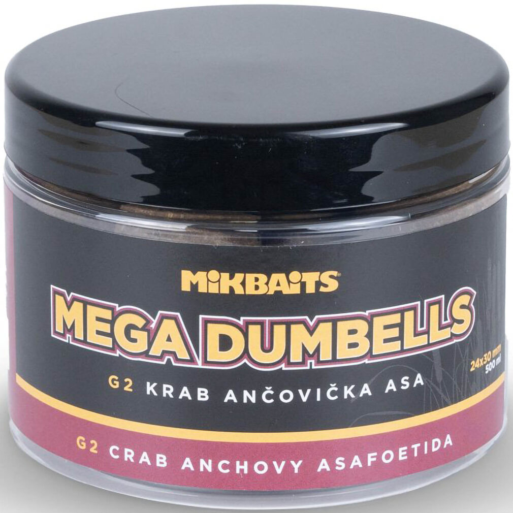 Kulki MikBaits Gangster Mega Dumbells 500ml - G2 Crab Anchovy Asa 24x30mm