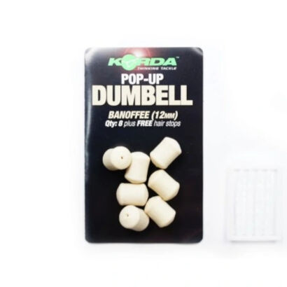 Sztuczne Dumbellsy Korda Pop Up Dumbell Banoffee 12mm