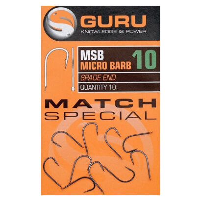 Haczyki Guru MSB Micro Barb Spade End Match Special - 12