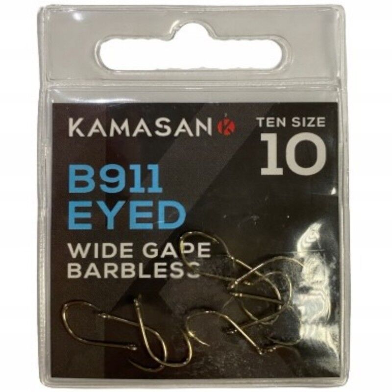 Haczyki Kamasan B911 Eyed Barbless - 16