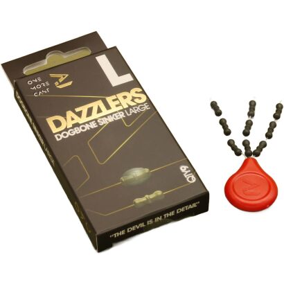 Stopery One More Cast Dazzlers Dog Bone Sinkers Large