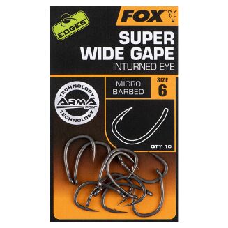 Haczyki Fox Edges Super Wide Gape Inturned Eye - 4 - 2
