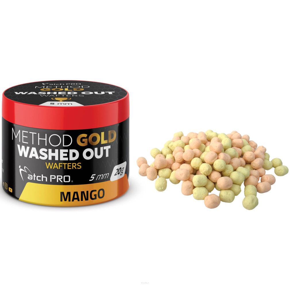 Kulki MatchPro Method Gold Wafters Washed Out Mango 5mm 20g